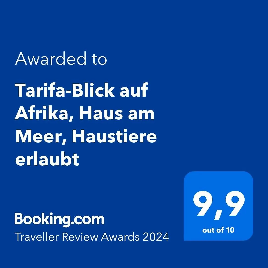 Holiday home Tarifa-Blick Auf Afrika, Haus Am Meer, Haustiere Erlaubt